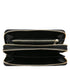 Gaia - Double zip around leather wallet